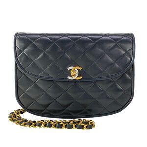 Chanel Paris Limited Edition / Half Moon / Matelasse Shoulder Bag